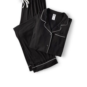 NWT Womens PJ Place Black Pajama Set-